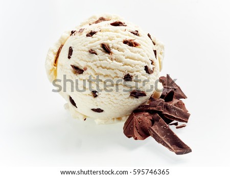 Similar – Image, Stock Photo Stracciatella ice cream balls