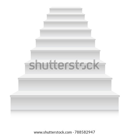 Similar – Foto Bild weiße Treppe vor lila Wand