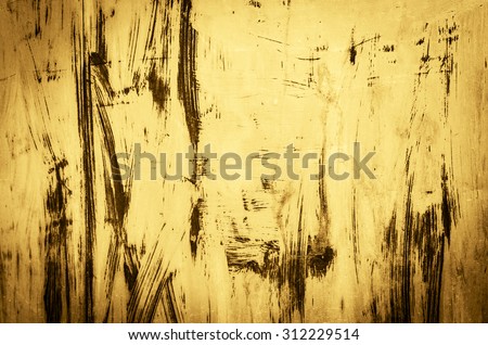 Orange painted background or texture