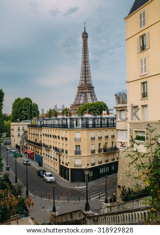 Paris 11 April 2015: Tour Eiffel, Eiffel tower