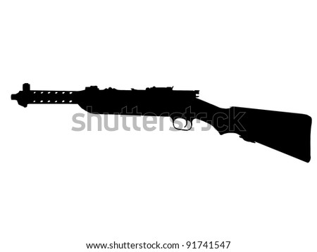 Ww2 Series - Swiss Steyr Solothurn S1-100 Sub-Machine Gun Stock Photo ...