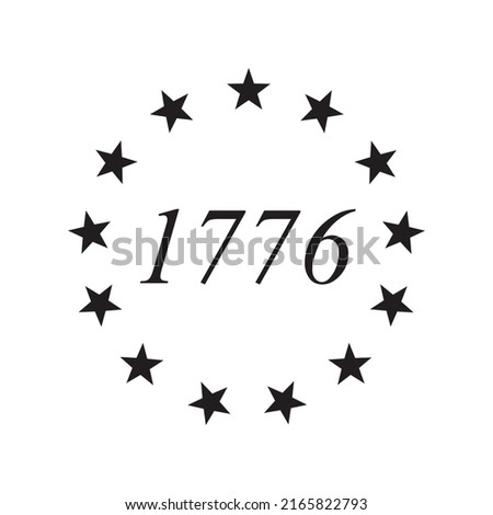 1776 Stars Colonies USA American  Photo stock © 
