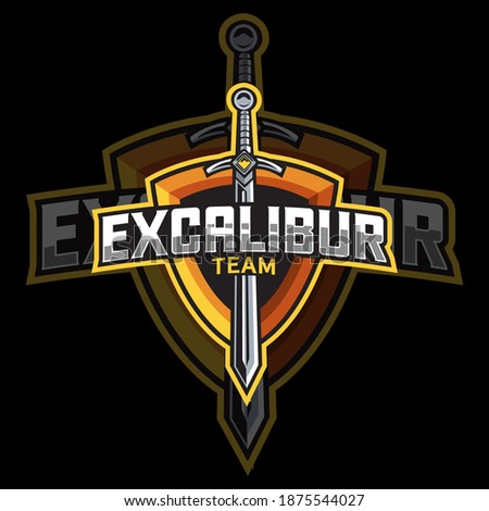 Excalibur Team Esport Logo Design