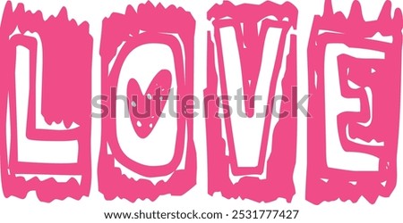 Vintage Pink LOVE t shirts design, Valentines day, valentine love, mother's day, Vintage lettering phrase with heart Isolated on white background, loving valentine's day sublimation Artwork 