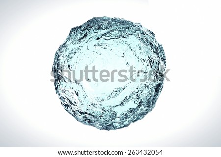 Water Clear Blue 3d