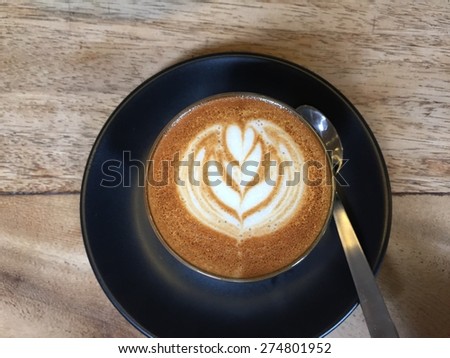 latte art tulip, coffee art
