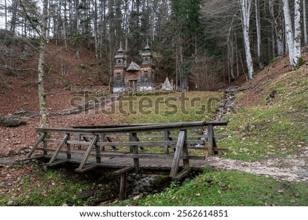 Similar – Image, Stock Photo Hidden church Autumn