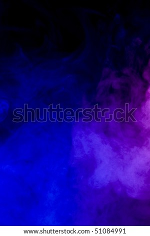 Creative  color smoke.  Abstract fumes