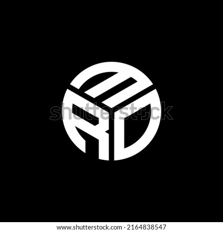 MRO letter logo design on black background. MRO creative initials letter logo concept. MRO letter design.

