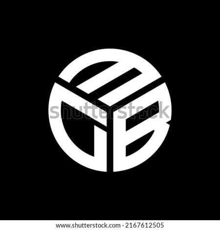 MDB letter logo design on black background. MDB creative initials letter logo concept. MDB letter design.
