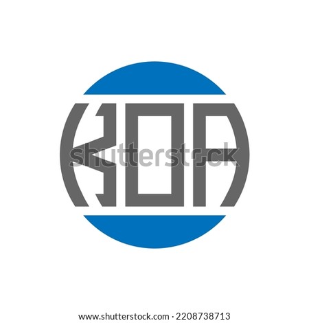 KOA letter logo design on white background. KOA creative initials circle logo concept. KOA letter design.