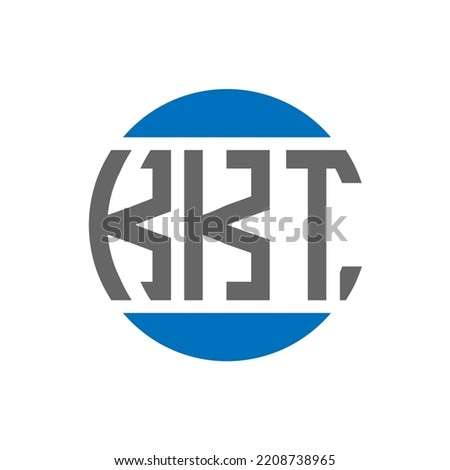 KKT letter logo design on white background. KKT creative initials circle logo concept. KKT letter design.