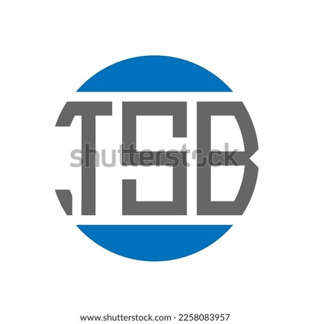TSB letter logo design on white background. TSB creative initials circle logo concept. TSB letter design.