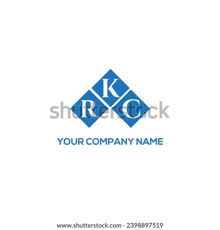 RKC letter logo design on WHITE background. RKC creative initials letter logo concept. RKC letter design.
