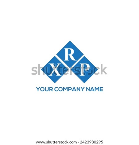 XRP letter logo design on white background. XRP creative initials letter logo concept. XRP letter design.
