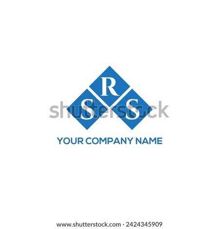 SRS letter logo design on white background. SRS creative initials letter logo concept. SRS letter design.
