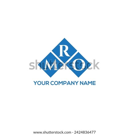 MRO letter logo design on white background. MRO creative initials letter logo concept. MRO letter design.
