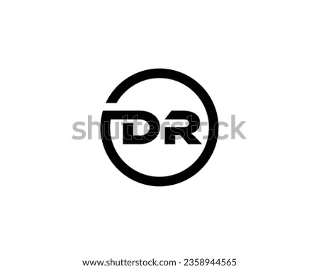 DR logo design vector template