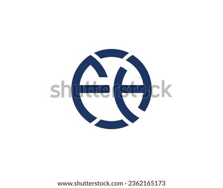 FH logo design vector template