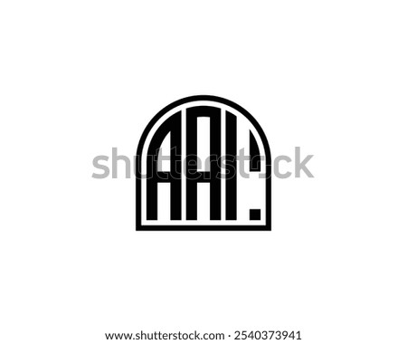 AAI logo design vector template. AAI