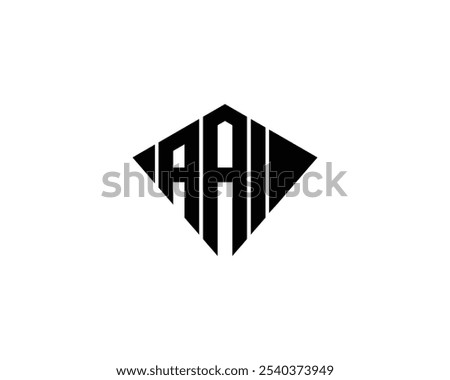 AAI logo design vector template. AAI