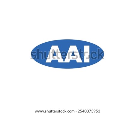 AAI logo design vector template. AAI