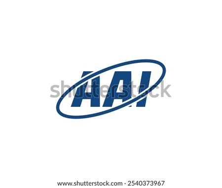 AAI logo design vector template. AAI