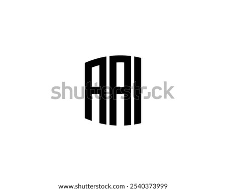 AAI logo design vector template. AAI