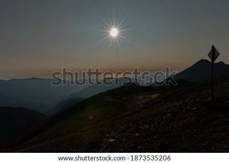 splendor in the mountains of Sochi Rosa Khutor Foto d'archivio © 