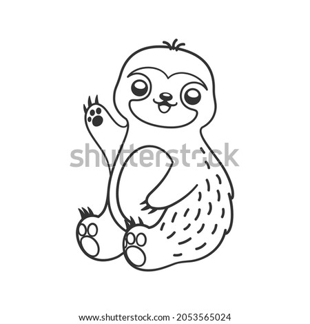 Sloth Drawing Easy | Free download on ClipArtMag