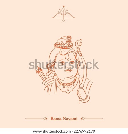 rama navami lord rama line drawing