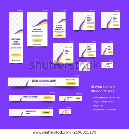 Digital marketing web banner design web template Set, Horizontal header web banner. Geometric shape cover header background for website banner, Social Media Cover ads banner, google ads 