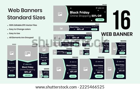 Black friday product discount web set banner design for social media posts, minimal design concept