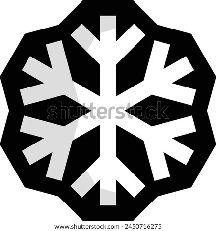 Snow Weather Forecast Flat Icon