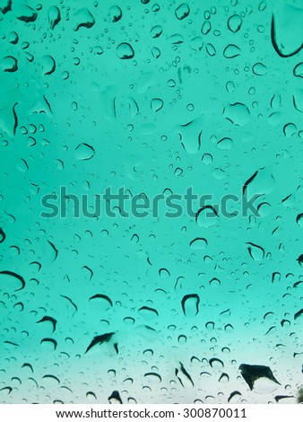 Water droplets Condensation mirror