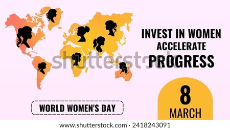 International Women's Day, March 8. Invest in women: accelerate progress