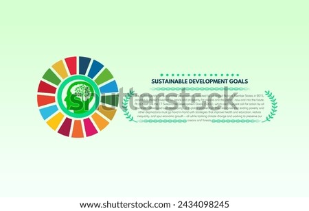 Sustainable development goals. The 2030 Agenda for Sustainable Development. The text shown here is about Sustainable Development Goals and it is a text taken from the United Nations website.