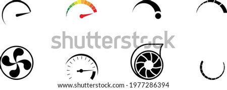 Turbo icon or logo, vector illustration.