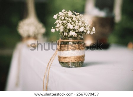 Similar – Image, Stock Photo Arrangement of twine and asparagus on board