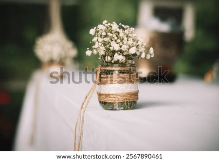 Similar – Image, Stock Photo Arrangement of twine and asparagus on board