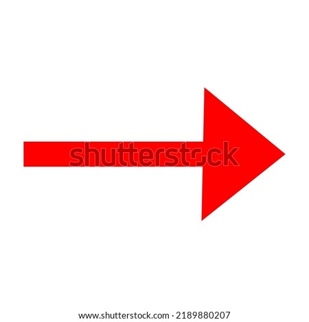 Red Arrow icon. Arrow symbol. Arrow icon for your web design