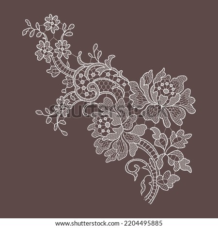 This Seamless Lace Pattern is Delicate and Pretty