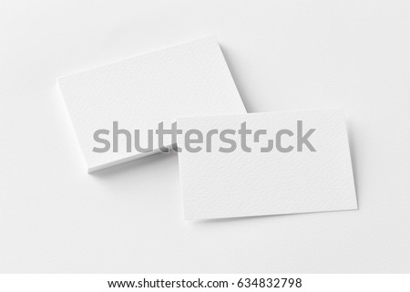 Similar – Image, Stock Photo Blank card on white table with cotton flowers top view