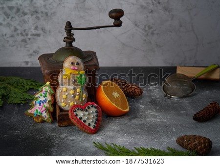 Christmas baked goods for children Zdjęcia stock © 