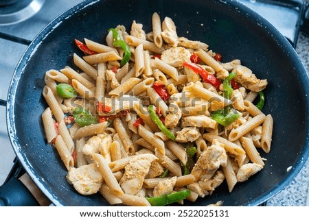 Similar – Image, Stock Photo Pasta with chicken Italian