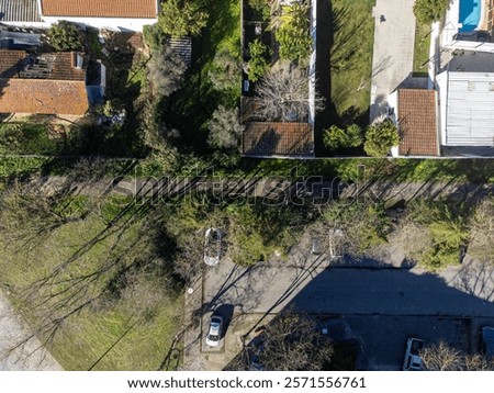 Similar – Image, Stock Photo Old railway line in Germany