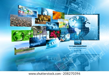 Best television and internet production technology concept