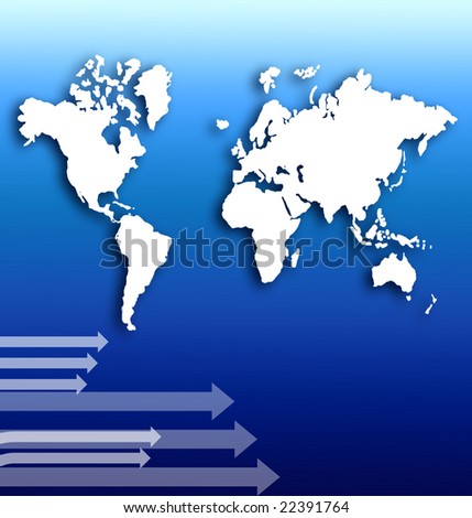 best logistic business map technology style