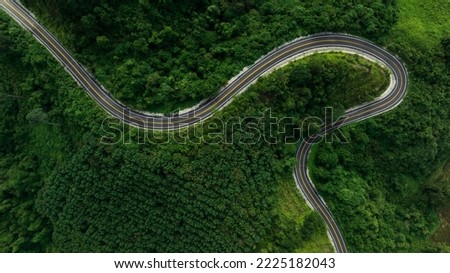 Similar – Image, Stock Photo Curvy Street