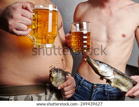 Big belly beer drinkers